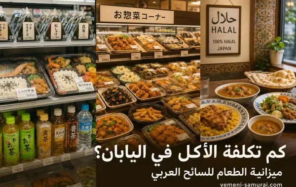 كم تكلفة الأكل في اليابان؟ ميزانية الطعام للسائح العربي