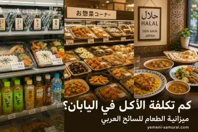 كم تكلفة الأكل في اليابان؟ ميزانية الطعام للسائح العربي