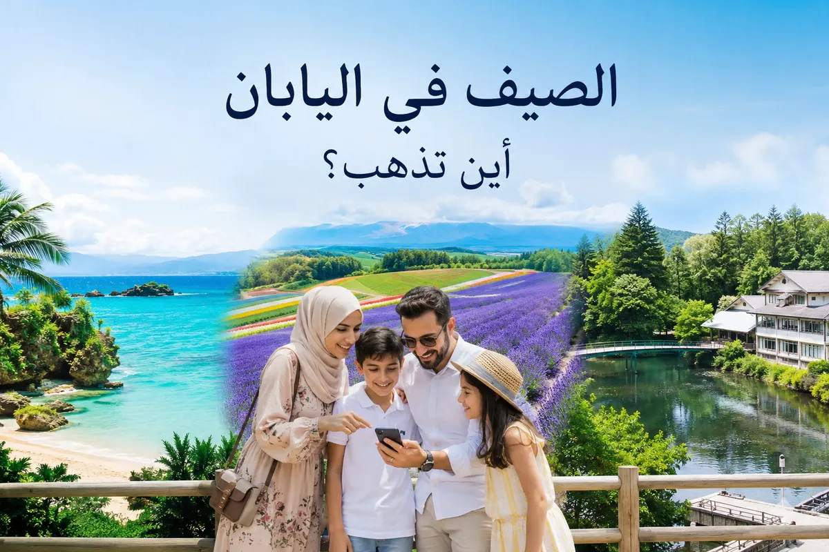 أفضل وجهات صيفية في اليابان للسائح العربي: أوكيناوا، هوكايدو، وكارويزاوا