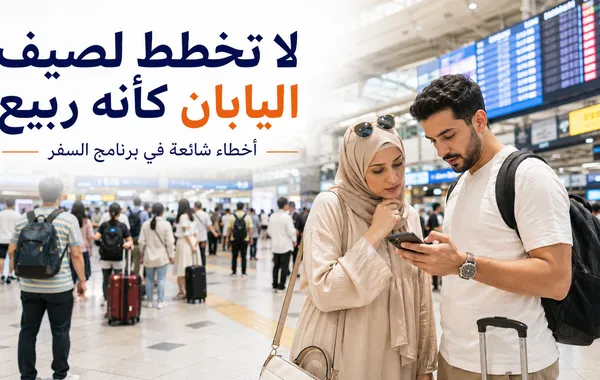 أخطاء شائعة في رحلة الصيف إلى اليابان: كيف تخطط بدون إرهاق؟