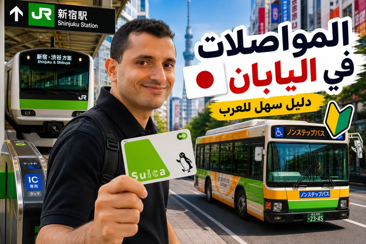 كيف تستخدم القطار والباص في اليابان؟ دليل كامل للعرب