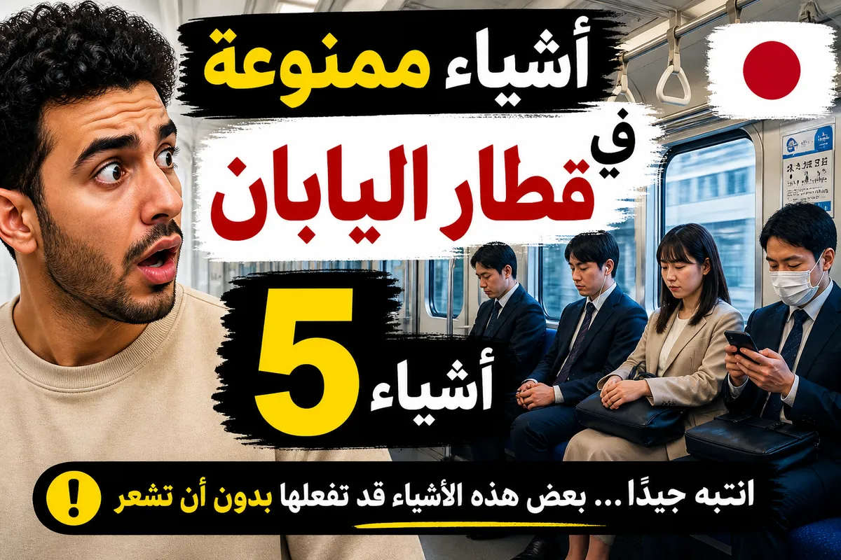 5 أشياء لا تفعلها في قطارات اليابان