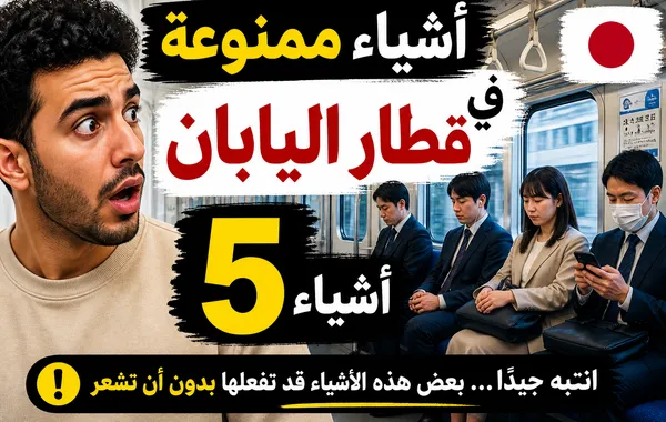 5 أشياء لا تفعلها في قطارات اليابان