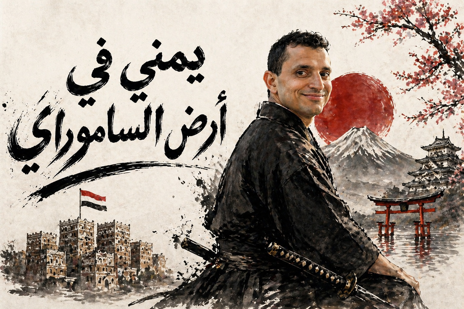 يمني في أرض الساموراي